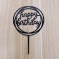 Pikkukuva 8 / 10: 18 kpl Syntymäpäiväkakkupäällinen Happy Birthday Cake Toppers 1 1 1