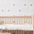 Miniatyrbillede 10 af 10: 5 Stk Wall Stickers Vægkantliste SØLV silver