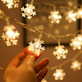 Miniatyrbild 8 av 10: Snowflake LED String Lights Fairy Lights FÄRG FÄRG colour