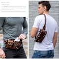 Miniatyrbillede 8 af 10: Ægte læder Fanny Pack 01 01 01