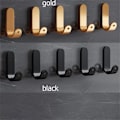 Miniatyrbillede 2 af 10: Metalkroge Badeværelse Vægkrog SORT 5 STK black 5PCS