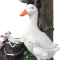 Miniatyrbild 9 av 10: Resin Ducks Feature Fountain DUCK utan ljus without light
