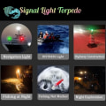 Miniatyrbilde 3 av 10: LED Fiskelys Bøye Signallys RØD&GRØNN&BLÅ red&green&blue