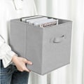 Miniatyrbild 4 av 10: Canvas Förvaring Folding Box KAFFE coffee
