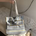 Strikkede Håndtasker Crossbody Taske GRÅ Grey
