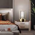 Miniatyrbillede 9 af 10: Krystal Lampe Bordlampe SORT Black