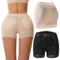 Miniatyrbild 6 av 10: Butt Lifter Trosa Shapewear Shorts SVART XL black XL