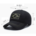 Miniatyrbild 2 av 10: Brasilien Flagga Baseball Kepsar Golf Fiske Cap SVART black