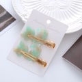Pikkukuva 6 / 10: 4 kpl Cat Shape Traceless Barrettes asetaattihiusklipsit 5 5 5