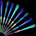 Miniatyrbilde 10 av 10: Glow Fiber Optic Wand Light Up Stick Glow Sticks Random color