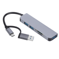Miniatyrbild 7 av 8: USB C Hub USB 3.0 Type-C Splitter 5 IN 2 5 IN 2 5 in 2