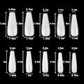 Miniatyrbillede 3 af 10: 100 stk/æske falske neglespidser Kiste falske negle CLEAR-100STK-BOX Clear-100PCS-Box