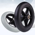 Miniatyrbilde 5 av 10: Shoppin Handlevogn Hjul Solid Dekk Hjul GRÅ 7TOMMERS Grey 7inch