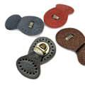 Miniatyrbilde 5 av 8: 1 par poseknapper med trykknapper BRUN brown