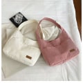 Miniatyrbild 7 av 10: Canvas axelväska Crossbody väska BRUN brown