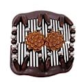 Miniatyrbillede 7 af 10: Beaded Double Row Comb Beads Hårkamme 4 4 4