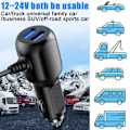 Miniatyrbillede 6 af 8: DVR Ladekabel Dash Cam Oplader Bil Oplader Kabel