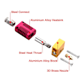 Pikkukuva 3 / 10: 3D Printer Extruder Hotends Metal Hotend Kit 3D Printer Suuttimet