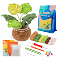 Pikkukuva 10 / 10: Virkkausneulesarjat Kukkavirkkaussarja RED FLOWER-6 KPL PUNAINEN Red Flower-6Pcs