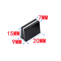 Miniatyrbillede 2 af 10: 10 STK Pusher Cap Fader Cap GRØN green