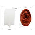 Miniatyrbillede 1 af 10: Lyseform Silikoneform 1 1 1