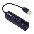 Miniatyrbild 9 av 9: USB-hub Combo Hög Hastighet Splitter