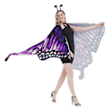 Miniatyrbillede 5 af 10: Butterfly Wings Sjal Butterfly Tørklæde 6 6 6