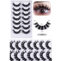 Miniatyrbilde 9 av 10: Faux Mink Lashes Cat Eye Lashes 7021 7021 7021