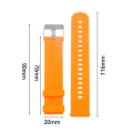 Pikkukuva 2 / 10: Ranneke Garmin Vivoactive 3:lle orange