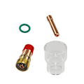 Miniatyrbild 7 av 10: 7 st/ set #12 Pyrex glaskoppssats Tig svetsbrännare 1,0MM 1,0MM 1.0mm