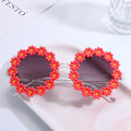 Miniatyrbilde 6 av 10: Daisy Solbriller for Dame Blomstersolbriller GUL GUL Yellow