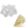 Miniatyrbillede 1 af 2: Flower Perle Cap Lang Filigran Flower Perle Filigran Flower