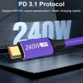 Miniatyrbild 3 av 10: USB-C snabbladdningskabel Typ-C datasladd 3M 3m