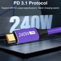 Pikkukuva 3 / 10: USB-C-pikalatauskaapeli Type-C-datakaapeli 1M 1m