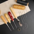 Miniatyrbillede 4 af 10: Lædersysæt Leathercraft-værktøjssæt 6 6 6