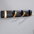 Miniatyrbillede 1 af 10: Frakkekroge Foldekrog GULD 4 KROGE 4 KROGE Gold 4 Hooks-4 Hooks