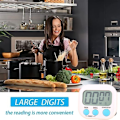 Miniatyrbillede 7 af 9: Køkken Timer Digital Visual Timer HVID White