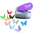 Miniatyrbillede 1 af 7: Butterfly Hole Punch 3D Shape Board Punch A A A