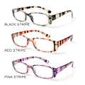 Pikkukuva 2 / 10: Lukulasit Presbyopic Eyewear Retro Frame RED STRIPE +100 red stripe