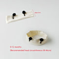 Miniatyrbillede 2 af 10: 2 STK Newborn Pandebånd Bee Hair Band KHAKI khaki
