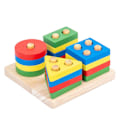 Pikkukuva 4 / 10: Baby Sensoriset Lelut Palapeli Rainbow Blocks 2 2 2