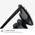 Pikkukuva 10 / 10: Sydän Aurinkolasit Pearls Aurinkolasit MUSTA-HARMAA MUSTA-HARMAA Black-Grey