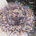 Miniatyrbillede 7 af 10: Neglepailletter Negleneonpailletter C C C