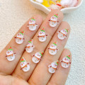 Miniatyrbillede 1 af 10: 10 Stk Jul Negle Art Dekoration Negle Art Ornamenter G-10 STK G-10pcs