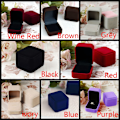 Miniatyrbillede 2 af 10: Box Ring Velvet SORT Black