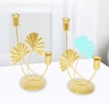 Miniatyrbilde 6 av 10: Ginkgo Leaf lysestake lysestake C C C