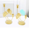 Miniatyrbilde 6 av 10: Ginkgo Leaf lysestake lysestake D D D