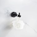 Miniatyrbillede 5 af 10: 2 Stk Håndklædeholder Nøglekrog SORT SORT Black