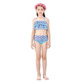 Miniatyrbillede 8 af 10: 3 stk Kids Mermaid Tail Bikini Sæt B-110CM B-110CM B-110CM