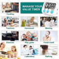 Miniatyrbilde 6 av 9: Kjøkkentimer Digital Visual Timer BLÅ Blue
